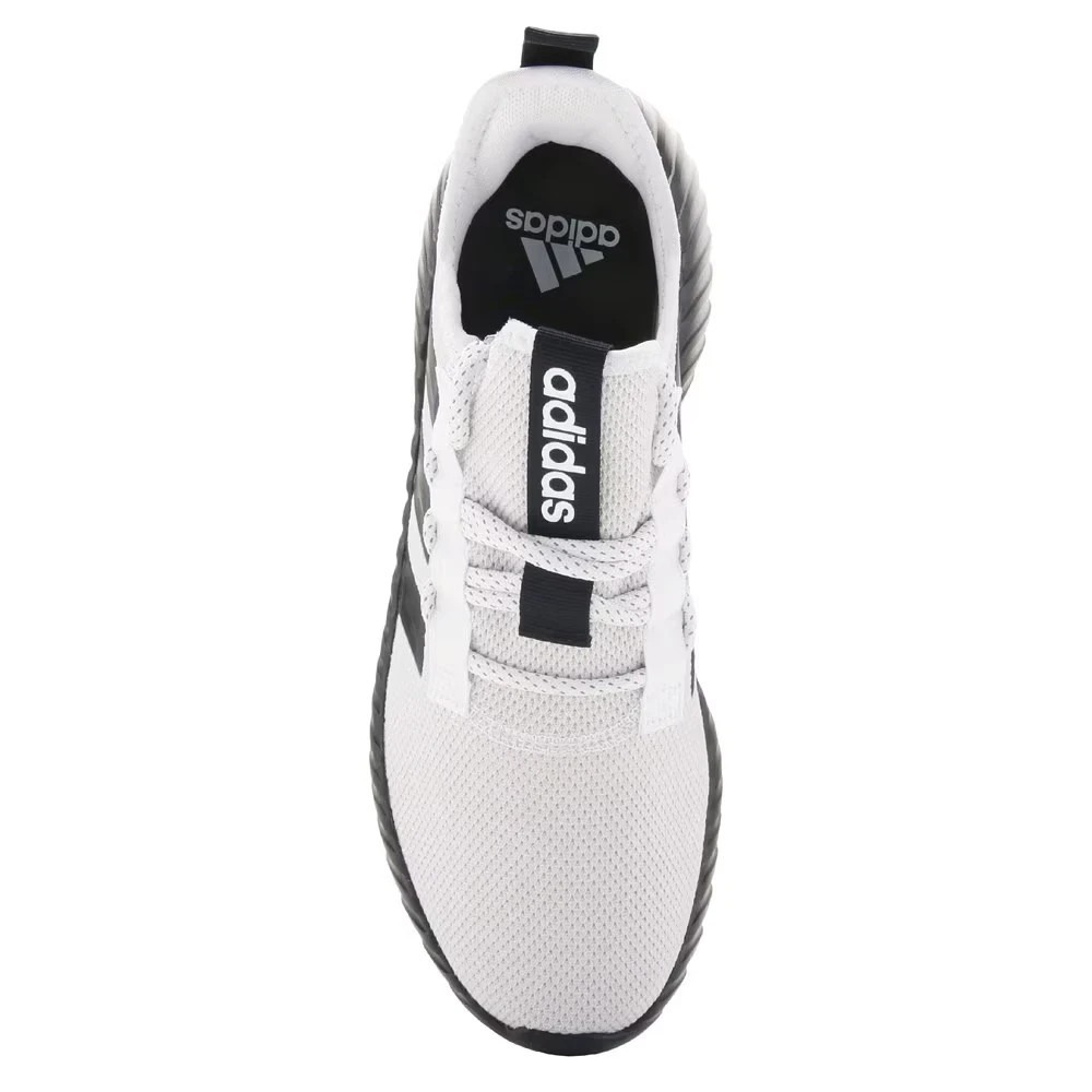 Adidas Kaptir 3.0 White Black Knit Sneakers IE6624 Mens 8.5 Womens 9.5 NEW - Picture 3 of 5